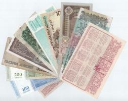 11xklf külföldi, nagyrészt bankjegyből álló tétel, közte Csehszlovákia, Oroszország, Bolívia, Kuvait...