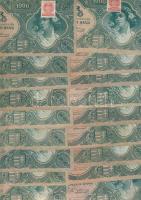 1945. 1000P (50x) bélyeggel T:II,II/III