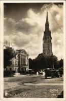 Igló, Zipser Neudorf, Spisská Nová Ves; katolikus templom, városháza / Catholic church, town hall