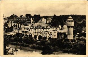 1948 Pöstyén, Piestany; Kúpele Irma / Irma fürdő, víztorony / spa, bath, water tower (EK)