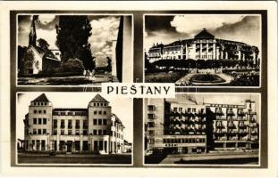 1950 Pöstyén, Piestany; fürdő, szállodák / spa, hotels (EK)