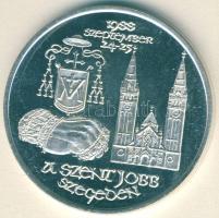 1988. "Szent Jobb-Szeged" Ag emlékérem 35,4g T:PP
