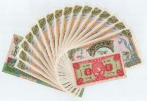 Kína DN Égetési pénz (20db, 3xklf) T:I-II China ND Hell banknotes (20pcs, 3xdiff) C:UNC-XF