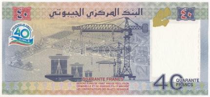 Dzsibuti 2017. 40Fr "Függetlenség 40. évfordulója" T:I Djibouti 2017. 40 Francs "40th...