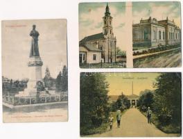 12 db RÉGI történelmi magyar város képeslap vegyes minőségben / 12 pre-1945 historical Hungarian town-view postcards in mixed quality from the Kingdom of Hungary