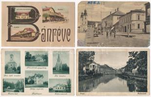 8 db RÉGI történelmi magyar város képeslap vegyes minőségben / 8 pre-1945 historical Hungarian town-view postcards in mixed quality from the Kingdom of Hungary
