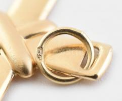 Arany, (Au/14k) 4db mini medál, kereszt, velencei oroszlán, szkarabeusz bogár, jelzett, nettó:2,9g