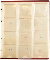 Helvetia gyűrűs érmetartó album, összesen 274db férőhellyel klf méretű érmék számára. Használt, de j...