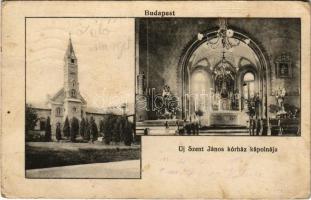 1915 Budapest XII. Új Szent János kórház kápolnája, belső (Rb)