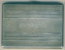 Art deco férfi, ezüst cigarettatárca, Ag 121g