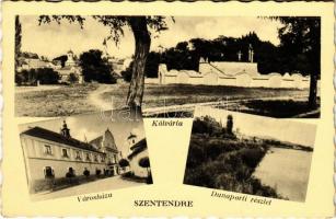 Szentendre, kálvária, városház, Dunapart