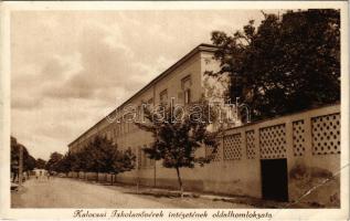 1943 Kalocsa, Iskolanővérek intézetének oldalhomlokzata (EB)