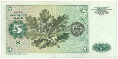 Német Szövetségi Köztársaság 1980. 5M T:III 
Federal Republic Germany 1980. 5 Mark C:F 
Krause#30