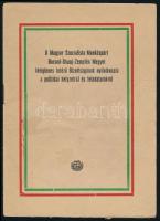 cca 1950-1960 3 db propaganda kiadvány (Üzemi kollektív szerződés, Nyitott szemmel, Magyar Szocialista Munkáspárt nyilatkozata)