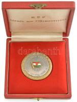 1955. A Népművészeti Minisztérium Pártbizottsága "Párttagságod Emlékére 1945-1955" fém eml...