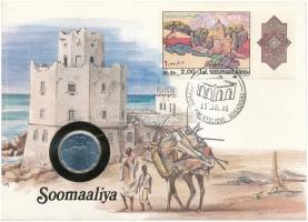 Szomália 1976. 10s felbélyegzett borítékban, bélyegzéssel T:1  Somalia 1976. 10 Senti in envelope with stamp and cancellation C:UNC