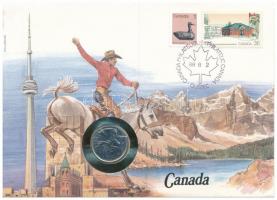 Kanada 1987. 25c felbélyegzett borítékban, bélyegzéssel T:1 Canada 1987. 25 Cents in envelope with stamp and cancellation C:UNC