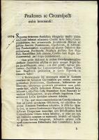 1804 Invalidusokra vonatkozó magyar vonatkozású katonai tárgyú rendelet latin és német nyelven kísérő levéllel hivatalos levélként elküldve többek között Darvas Ferenc királyi udvari helytartósági tanácsos, országgyűlési követ, költő aláírásával / Offical letter regarding military issues