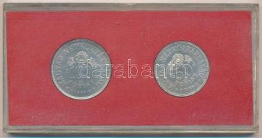 1968. 50Ft Ag + 100Ft Ag "Tanácsköztársaság" eredeti piros "MNB" plasztik tokban...