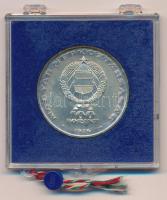 1974. 100Ft Ag "25 éves a KGST" eredeti, plombált MNB tokban T:BU patina Adamo EM43