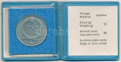 1983. 100Ft alpakka "Czóbel Béla" eredeti tokban, tanúsítvánnyal T:BU Adamo EM75