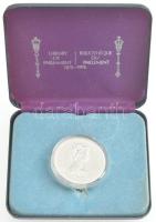 Kanada 1976. 1$ Ag "Országgyűlési könyvtár" sérült dísztokban T:1 Canada 1976. 1 Dollar Ag...