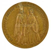 1867. "I. Ferenc József és Erzsébet koronázásának emlékére" Br zseton. "ÉLJEN I. FERE...