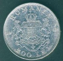 Románia 1942. 200L Ag T:2/3