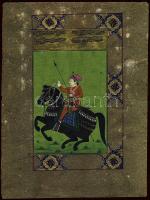 Indiai grafika; akvarell papír/ Indian nahd-painted graphic 18x24cm