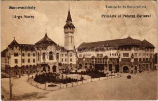 Marosvásárhely, Targu Mures; Tanácsház és Kultúrpalota. Vasúti levelezőlapárusítás 270. / Primaria si Palatul Cultural / town hall, palace of culture (EB)