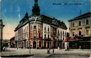 Kolozsvár, Cluj; New York szálloda, Schuster Emil üzlete / hotel, shop (EM)
