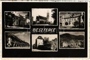 1943 Beszterce, Bistritz, Bistrita; mozaiklap / multi-view postcard (EK)