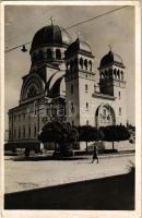 1942 Szatmárnémeti, Satu Mare; Görögkatolikus templom. Huszár Aladár kiadása / church (EK)