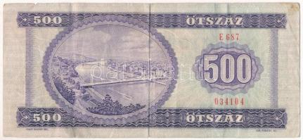 1975. 500Ft "E 687 034104" T:III,III- Adamo F41