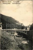 1939 Herkulesfürdő, Baile Herculane; Cserna híd / Csernabrücke / bridge (EK)