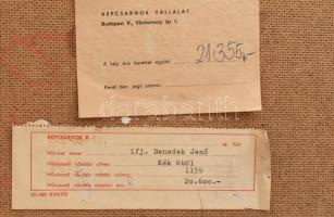 ifj. Benedek Jenő (1939 - 2019): Kék öböl.
Olaj, farost, jelzett. Hátoldalán autográf felirattal és...