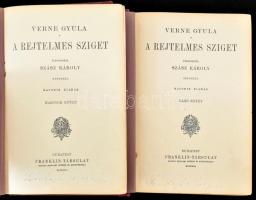 Verne Gyula: A rejtelmes sziget. I-II. köt. Átdolg. Szász Károly. Bp.,[1924], Franklin, 194; 195-408...