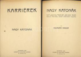 1912 Karriérek sorozat: Nagy katonák című könyve a Singer és Wolfner kiadásában
