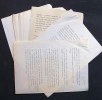 1981 Nyugati lapok Magyarországról szóló cikkeinek bizalmas fordítása Aczél György titkárnőjének feljegyzésével 52 oldal