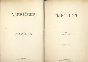 1912 Karriérek sorozat: Napóleon című könyve a Singer és Wolfner kiadásában