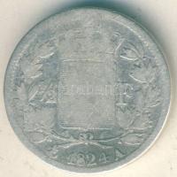 Franciaország/Második Királyság 1824A 1/2Fr Ag XVIII. Lajos T:3-