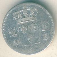 Franciaország/Második Királyság 1817D 1/4Fr Ag XVIII. Lajos T:3- R! juszt.