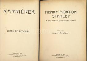 1912 Karriérek sorozat: Henry Morton Stanley híres feltalálók című könyve a Singer és Wolfner kiadásában