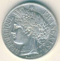 Franciaország/Második Köztársaság 1849A 1Fr Ag T:3 R!