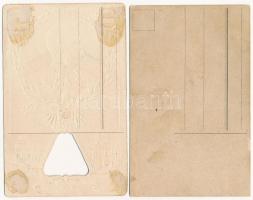 1848-1908 Ferenc József uralkodásának 60. évfordulója. Jubileumi díszes, szecessziós, dombornyomott ...