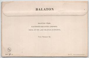 Balatoni tájak. Leporello 6 lappal. Foto: Pomayer Gy. Képzőművészeti Alap Kiadóvállalat (fl)