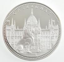 Bognár György (1944-) "Országház" Budapest nevezetességei sorozat, Ag emlékérem dísztokban...