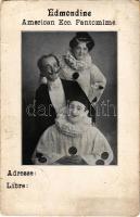 1909 Edmondine. American Ecc. Pantomime / Circus artists, clown (EB)