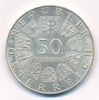 Ausztria 1972. 50Sch Ag "350 éves a Salzburgi Egyetem" T:1- Austria 1972. 50 Schilling Ag ...