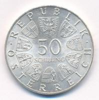 Ausztria 1972. 50Sch Ag "100 éves a Mezőgazdasági Főiskola" T:1- karc Austria 1972. 50 Sch...